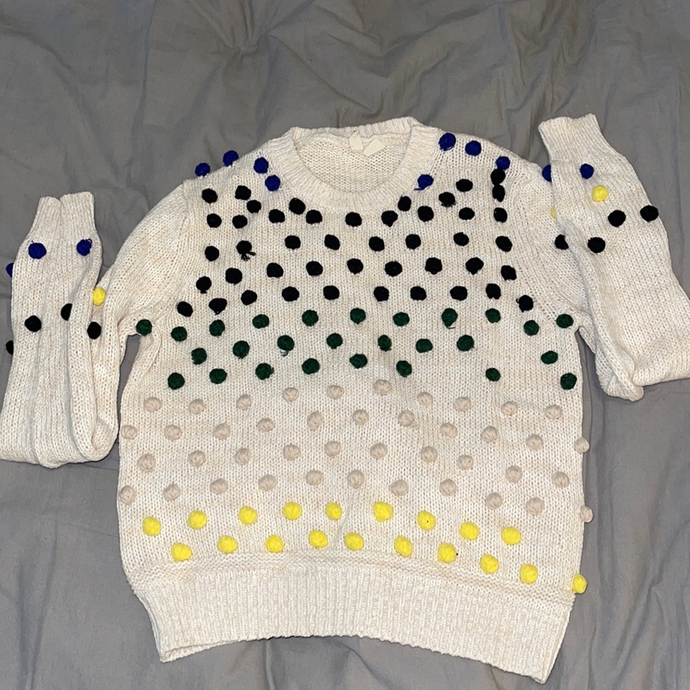 MOTH Anthropology 60’s style MOD cotton sweater, size small